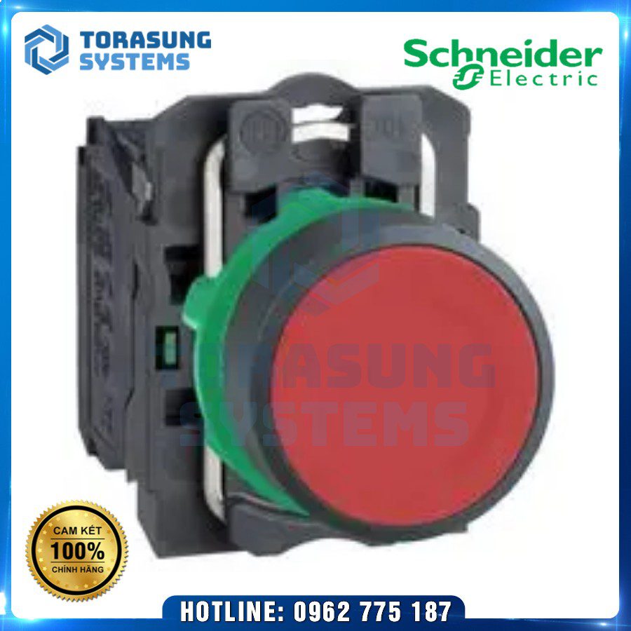 Push Button Schneider XB4-BW34B5 24VDC - Torasung