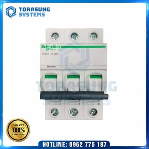 MCB Schneider IC65N 3P D20A